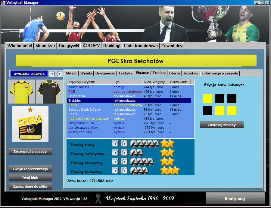 Volleyball Manager VOLLEYBALL MANAGER